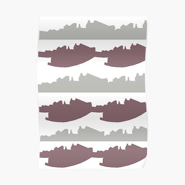 "line drawn bottle kiln " Poster for Sale by ShannonDownward Redbubble