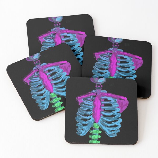 Item preview, Neon skeleton torso designed and sold by Clistro.
