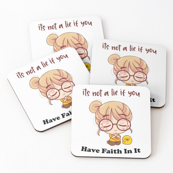 Item preview, Its Not A Lie If You Have Faith In It - Motivational Believe Positive Sayings designed and sold by Scratches Tees.