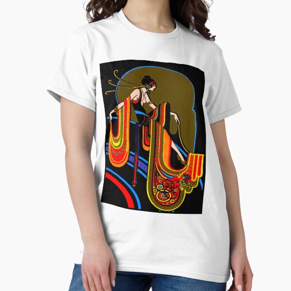 Item preview, FLAPPER : Vintage 1920 Art Deco Beautiful Print designed and sold by posterbobs.