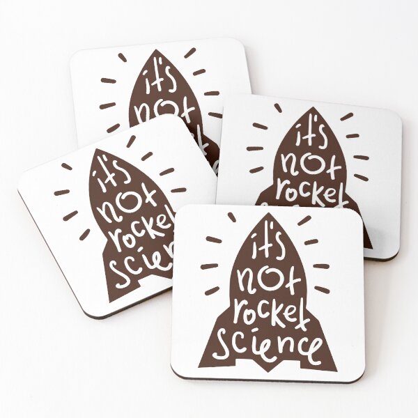 Item preview, It Is Not Rocket Science - Funny Galaxy Ironic Science Jokes designed and sold by Scratches Tees.