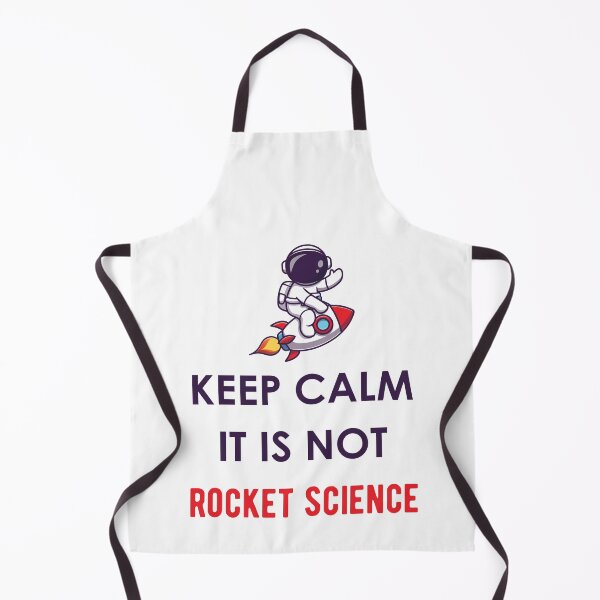 Item preview, Keep Calm It Is Not Rocket Science - Funny Sarcastic Scientist Sayings and Jokes designed and sold by Scratches Tees.