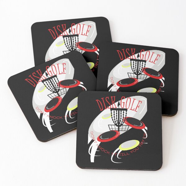 Item preview, disk golf ,don't knock it till you try it.sticker designed and sold by amy greaves.