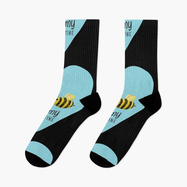 Item preview, Bumble 'Bee My Valentine' (Blue) designed and sold by VicEllisArt.