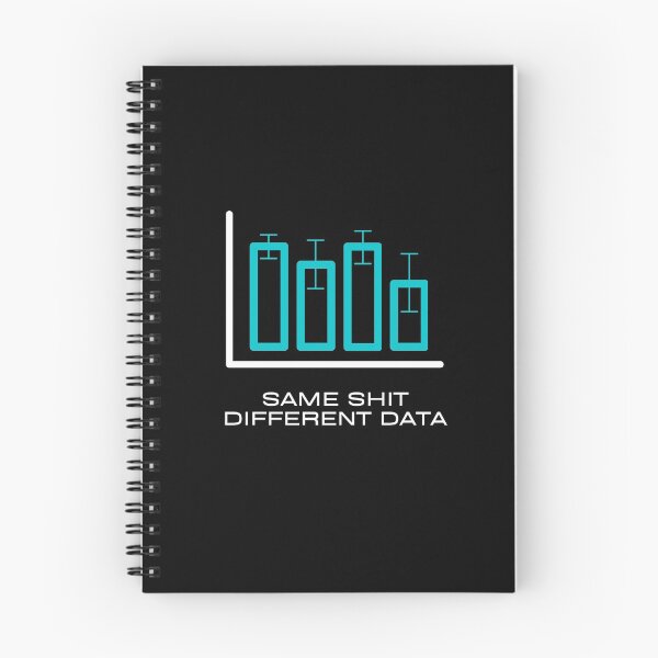 Item preview, Same Shit Different Data - Data Science, Research, Statistics, Big Data, Machine Learning designed and sold by jadedscientist.
