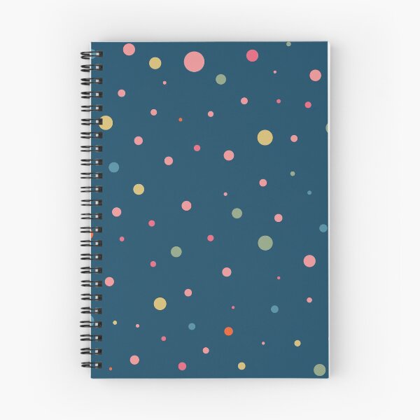Item preview, Multicolour spots, navy speckle dot designed and sold by PopseyUK.