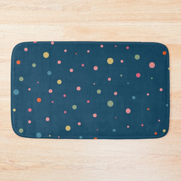 Item preview, Multicolour spots, navy speckle dot designed and sold by PopseyUK.