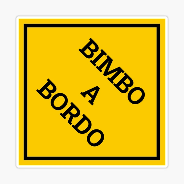 BIMBO A BORDO | Sticker