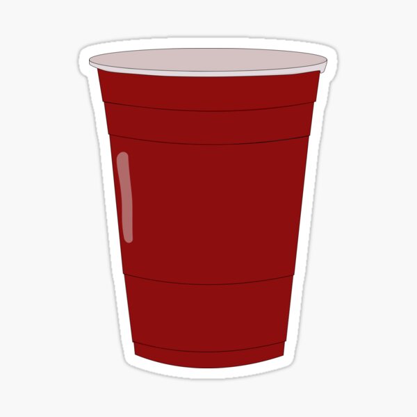 Little Orange Solo Cups Set Sticker for Sale by ahp00