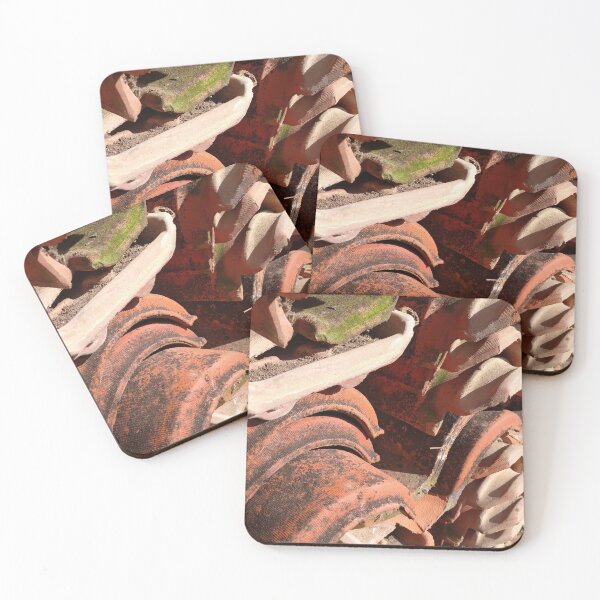 Item preview, Old Retro Roof Tiles Photography designed and sold by Gevover.