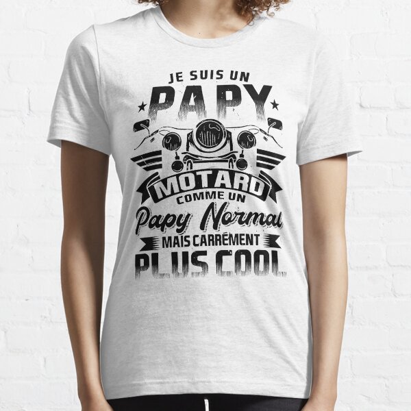 Grand p/ère biker fan moto T-Shirt Homme Cadeau papy motard qui d/échire