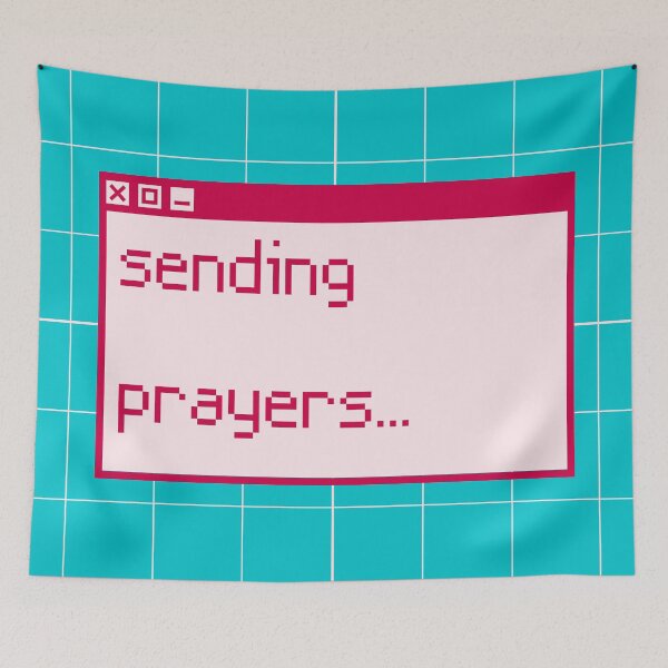 Item preview, sending prayers designed and sold by Sticker-Shoppee.