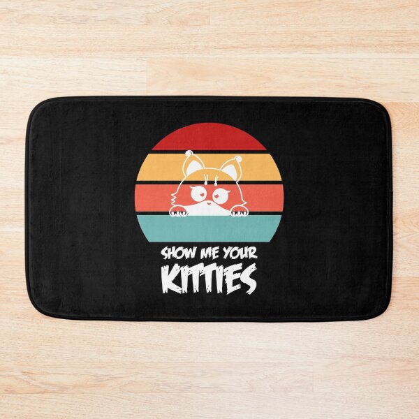 Item preview, Retro Sunset Show Me Your Kitties designed and sold by ThreadsNouveau.