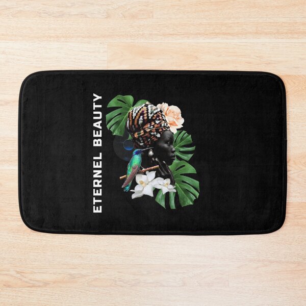 Item preview, Eternal Beauty, an african queen, a black goddess, dark skinned lady, ebony headwrap designed and sold by SuperiorPrints.