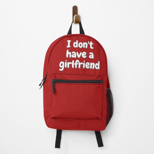Item preview, I dont have a girlfriend red designed and sold by LeRapunzel.