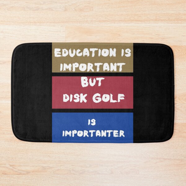 Item preview,  Disk Golf stricker pack,education is important ,disk golf is importanter. designed and sold by amy greaves.