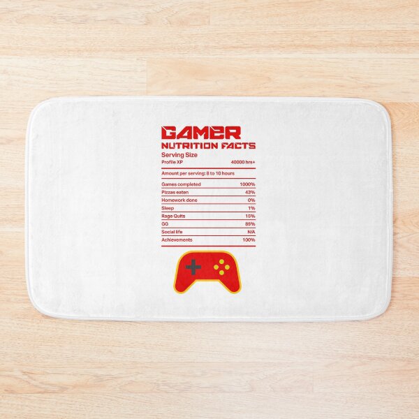 Item preview, Gamer Nutrition Facts designed and sold by Wolka.