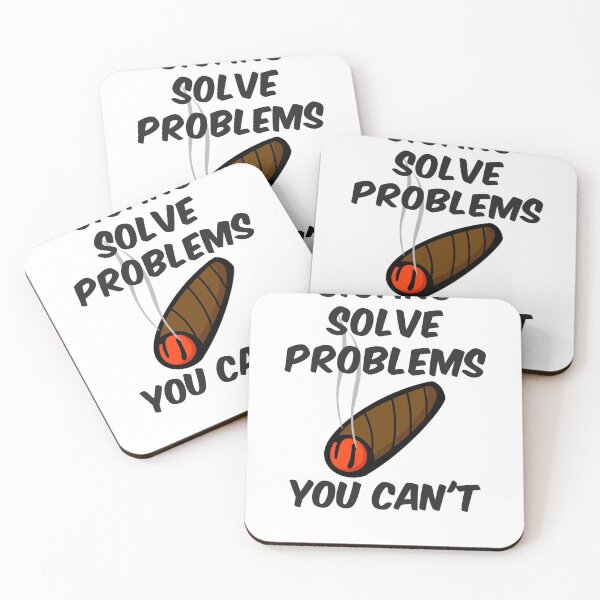 Item preview, Cigars Solve Problems designed and sold by Level12.