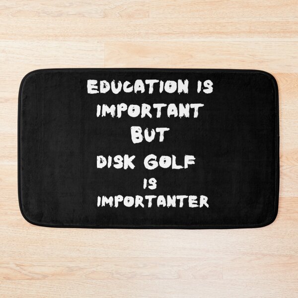 Item preview,  Disk Golf stricker pack,education is important ,disk golf is importanter. designed and sold by amy greaves.