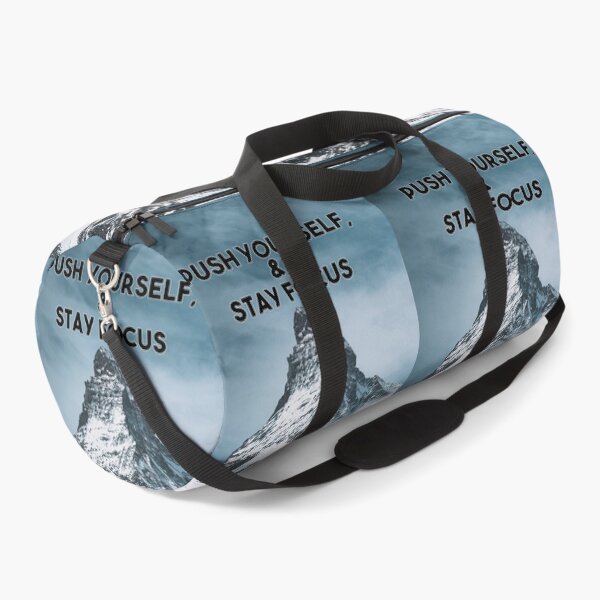 Item preview, Push Yourself and Stay Focus to Conquer the Mountain Design designed and sold by BestBash.