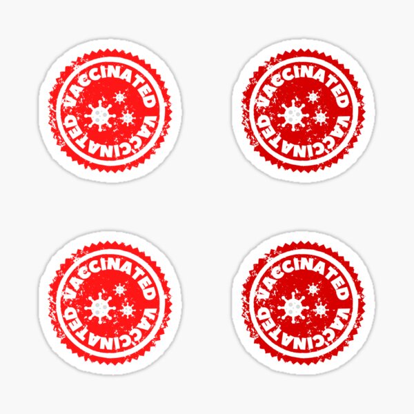 Item preview, I Have Been Vaccinated Sticker Pack designed and sold by Artsy9.