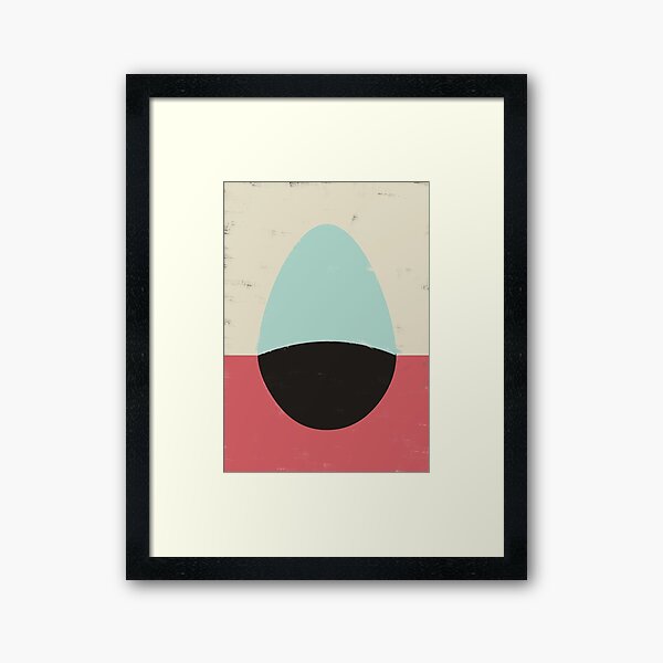 HERE IV (EGG) Framed Art Print