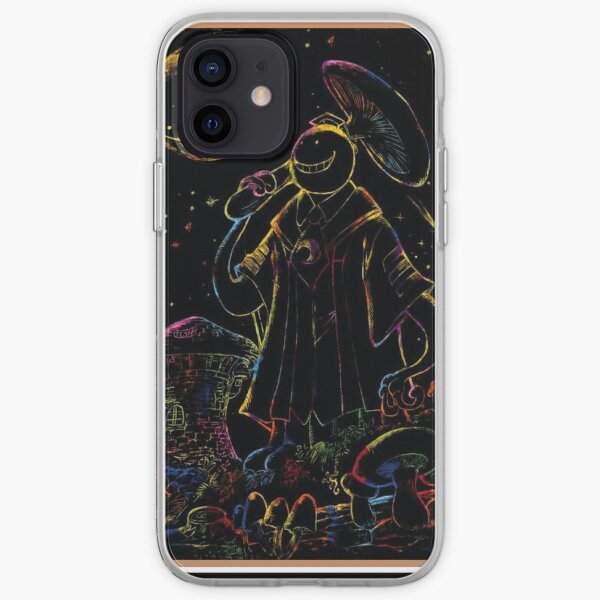 assassination classroom anime otaku colors moon mushroom Coque souple iPhone