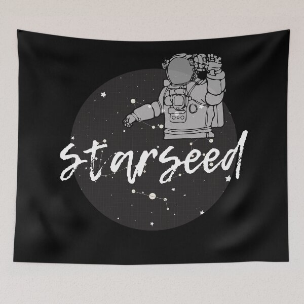 Item preview, Starseed With Astronaut And Galaxy designed and sold by hopaaa.
