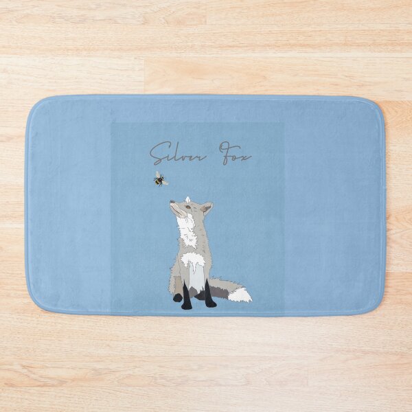 Item preview, Silver fox & bee  designed and sold by Leatextileart.