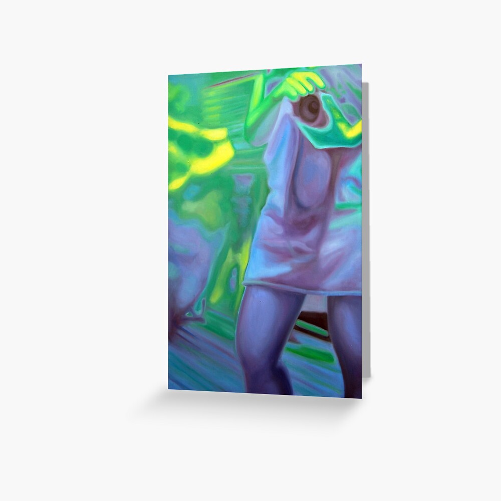 The photographer, 2011, 53-80cm, oil on canvas Greeting Card
