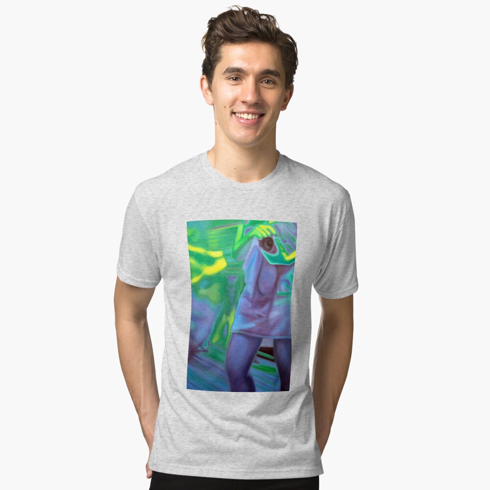 The photographer, 2011, 53-80cm, oil on canvas Tri-blend T-Shirt