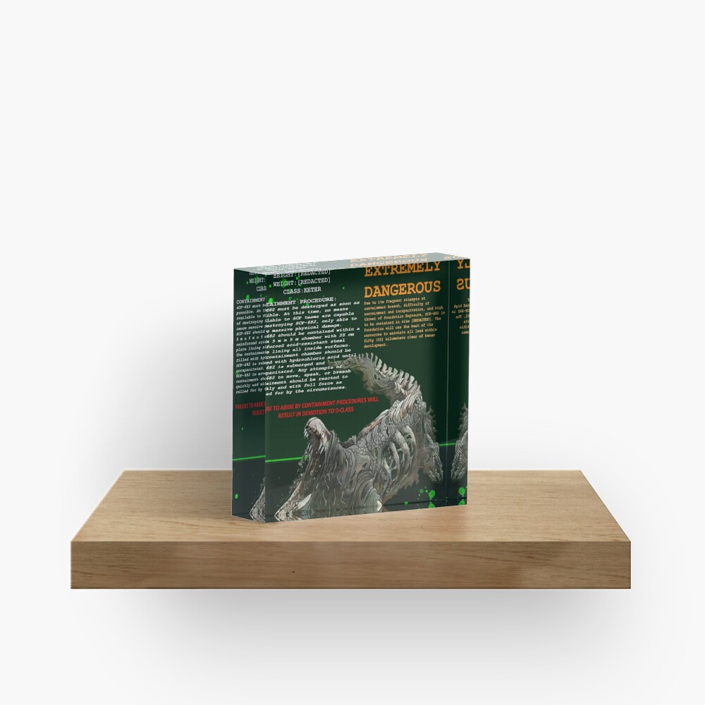 SCP-682 Poster iPad Case & Skin for Sale by ArtFotMortals