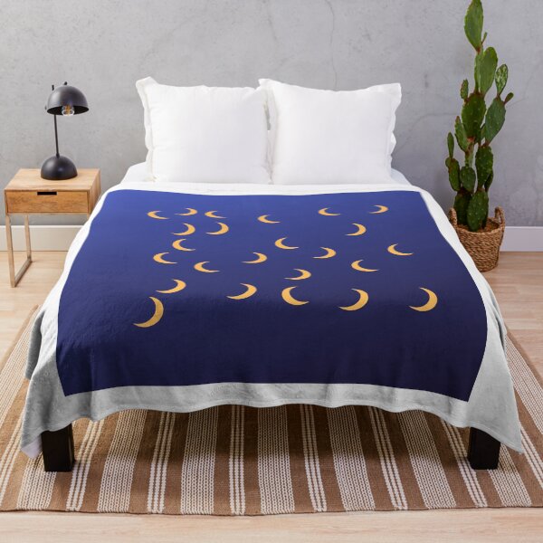 Item preview, Golden Crescent Moons in Night Sky designed and sold by ShaunSandhu.