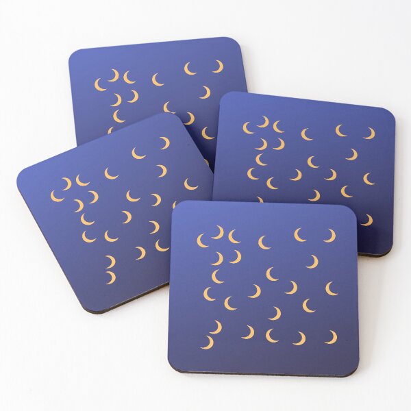Item preview, Golden Crescent Moons in Night Sky designed and sold by ShaunSandhu.