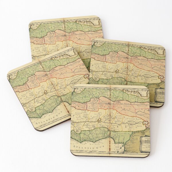 Item preview, Map of West Africa (1679) designed and sold by allhistory.