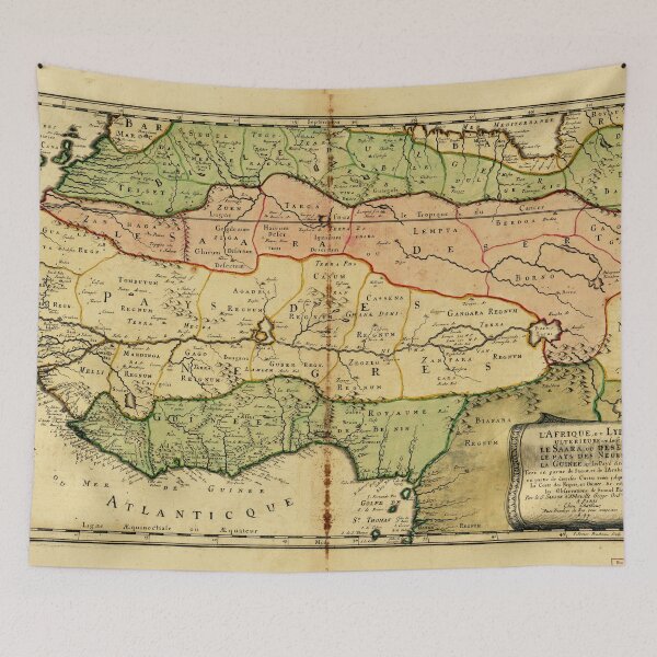 Item preview, Map of West Africa (1679) designed and sold by allhistory.