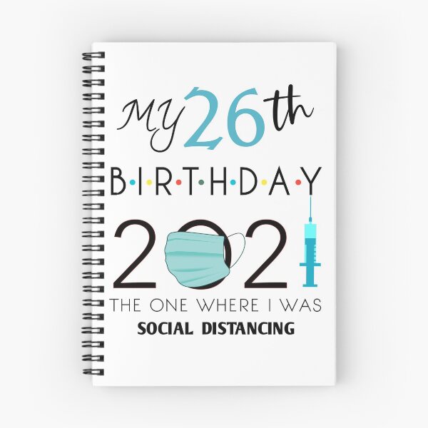 Item preview, Funny 26th Birthday Quarantine Social Distancing Gift,26th birthday quotes 2021,26th Birthday Party Ideas for Him, romantic birthday 26 years old  designed and sold by Essakhi12.