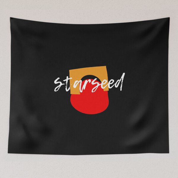 Item preview, Starseed With Yellow and Red Graphic Elements On Black designed and sold by hopaaa.
