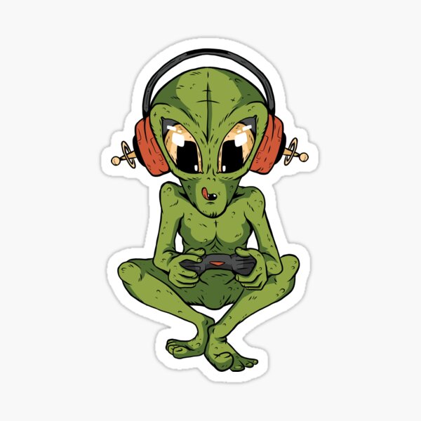 Item preview, Alien Playing Games  designed and sold by OnepixArt.