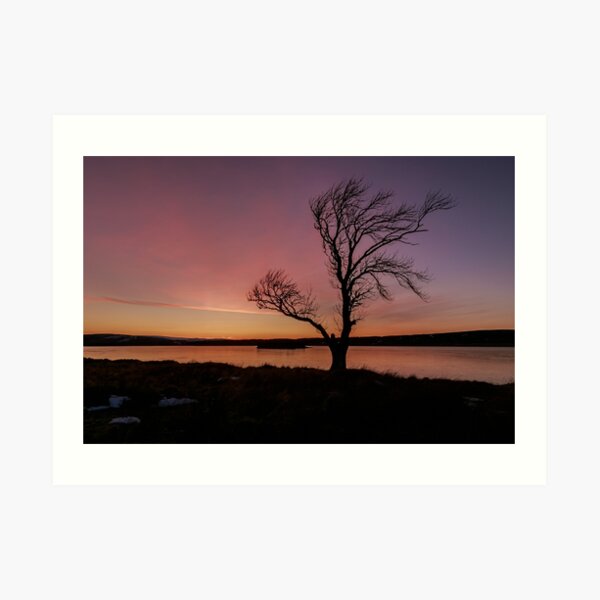 Lochindorb Sunset Art Print