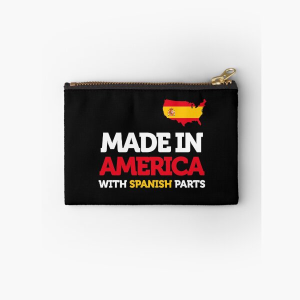 Item preview, Made in America with Spanish Parts Amazing Spain Funny Gift designed and sold by smartrocket.