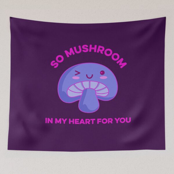 Item preview, So Mushroom In My Heart For You Valentine's Day Love Anniversary Wedding Kawaii Cute Fungi Fungiculture Shroom designed and sold by gkao.