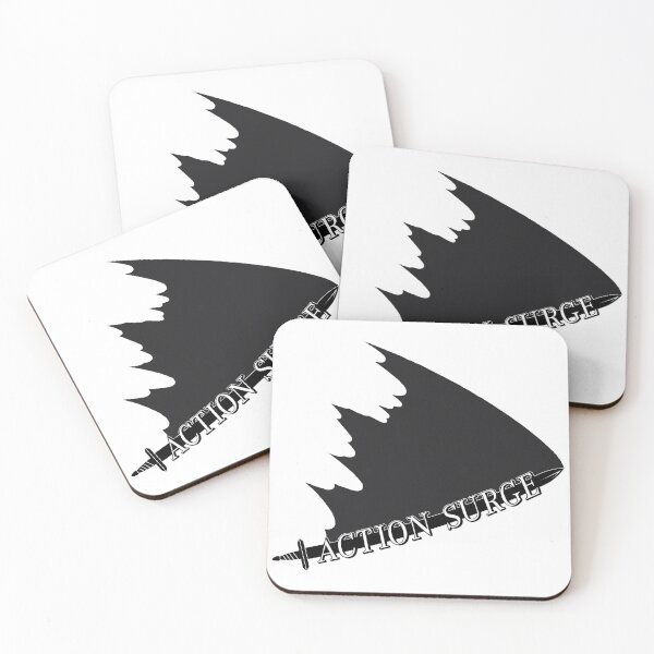 Item preview, Action Surge (Black Graphic) designed and sold by Art by Papikins.