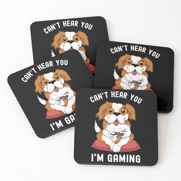 Item preview, Can't Hear You I'm Gaming Dog Gamer designed and sold by OnepixArt.
