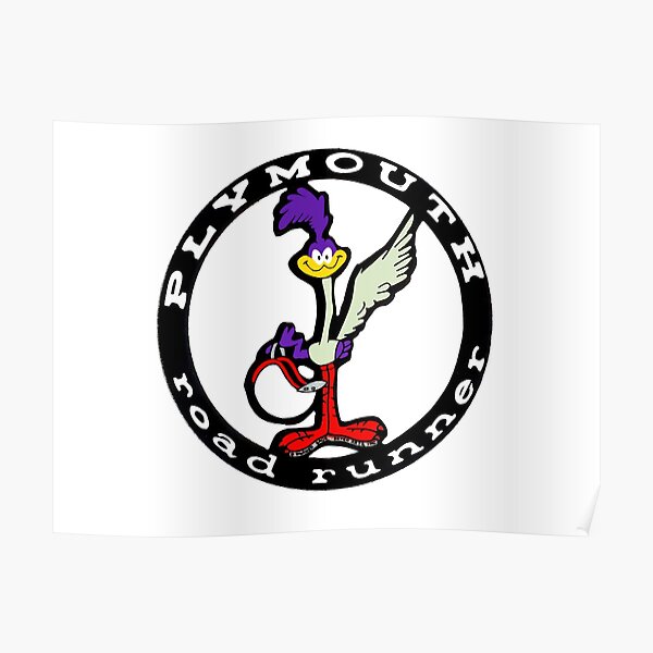 Plymouth Roadrunner Bird Poster
