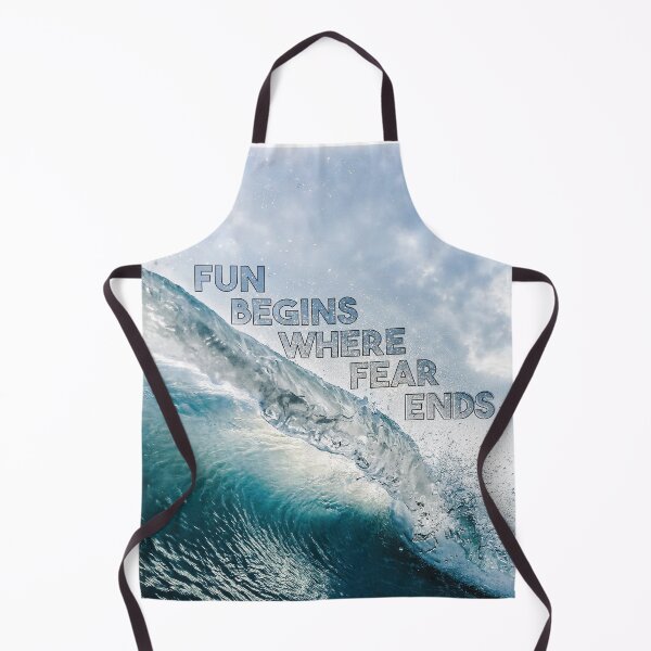Item preview, Fun Begins Where Fear Ends | Fun Quote Design designed and sold by BestBash.