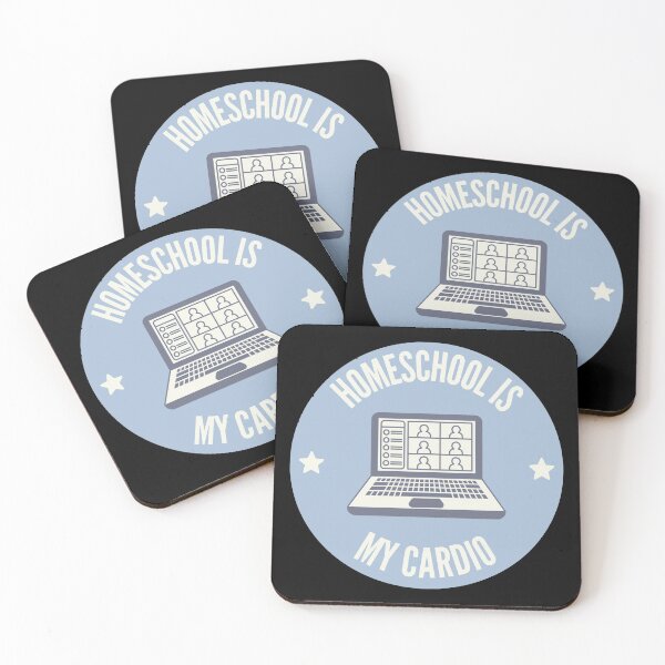 Item preview, Home School Is My Cardio Funny Quote designed and sold by yumiso.