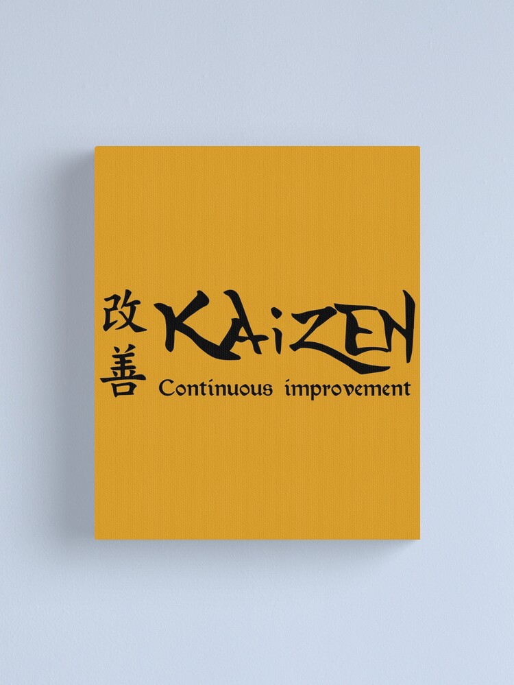Alternate view of Kaizen Continuous Improvement Canvas Print