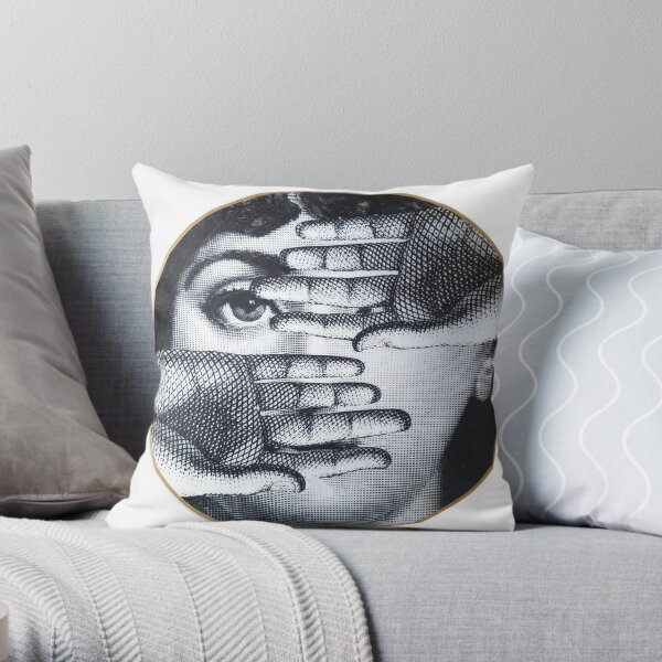Fornasetti Eye - Lina Cavalieri Throw Pillow