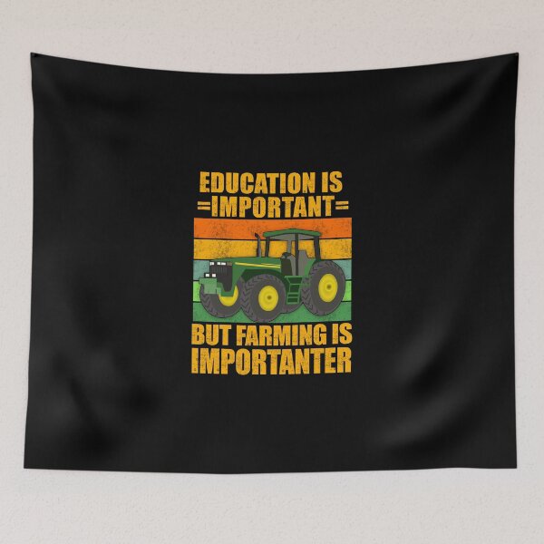 Item preview, Education is important but farming is IMPORTANTER designed and sold by Adel Qasem.